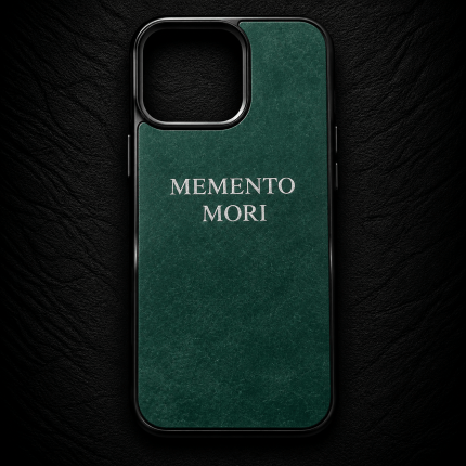 TORROSS™ Чохол для телефону з натуральної шкіри для IPhone 16 Pro "MEMENTO MORI"